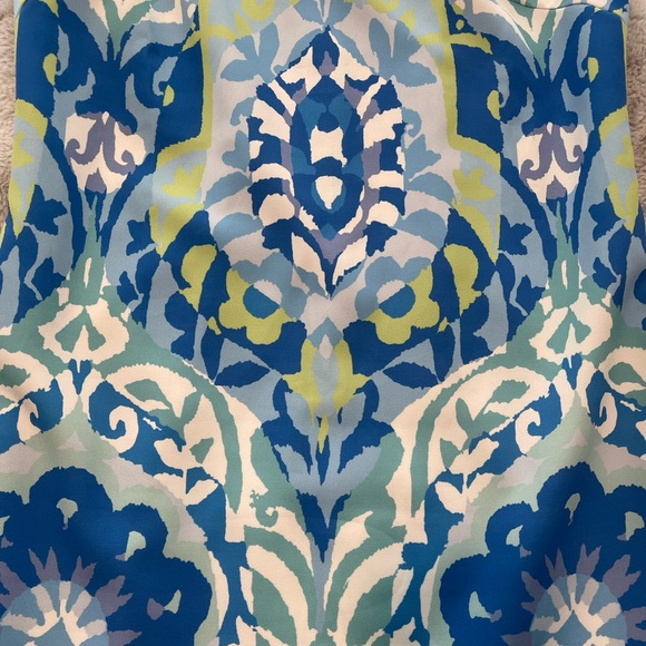 New! J. McLaughlin Belinda Dress Blue Floral. NWT in Size 0. - Picture 6 of 10